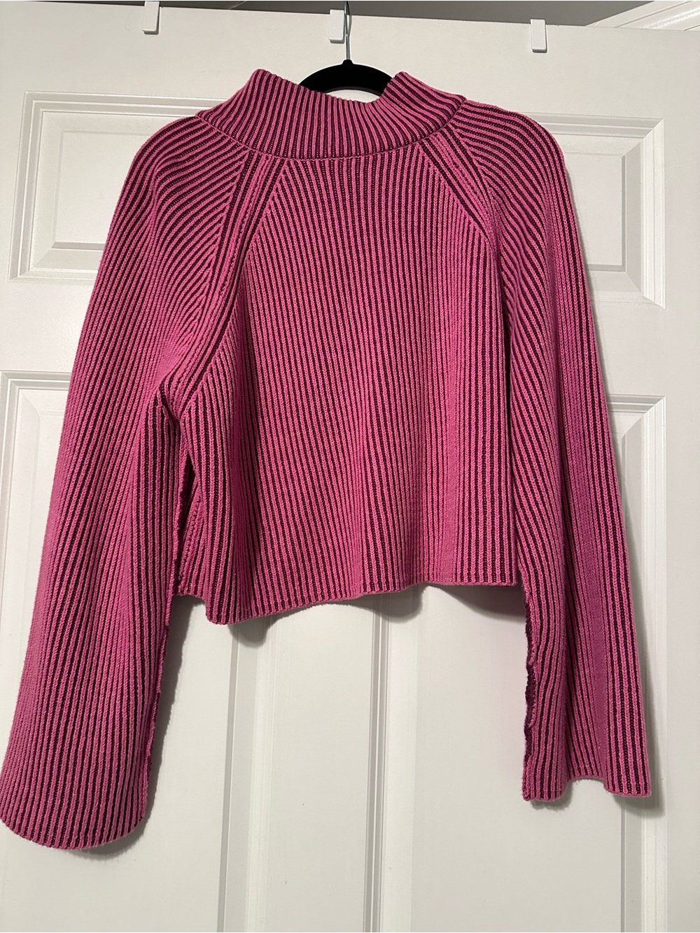 Free People Greta Stripe Half Zip Sweater - Picture 4 of 5